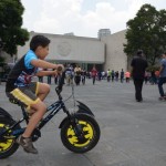 Ruinas arqueológicas fueron visitadas por ciclistas en el DF